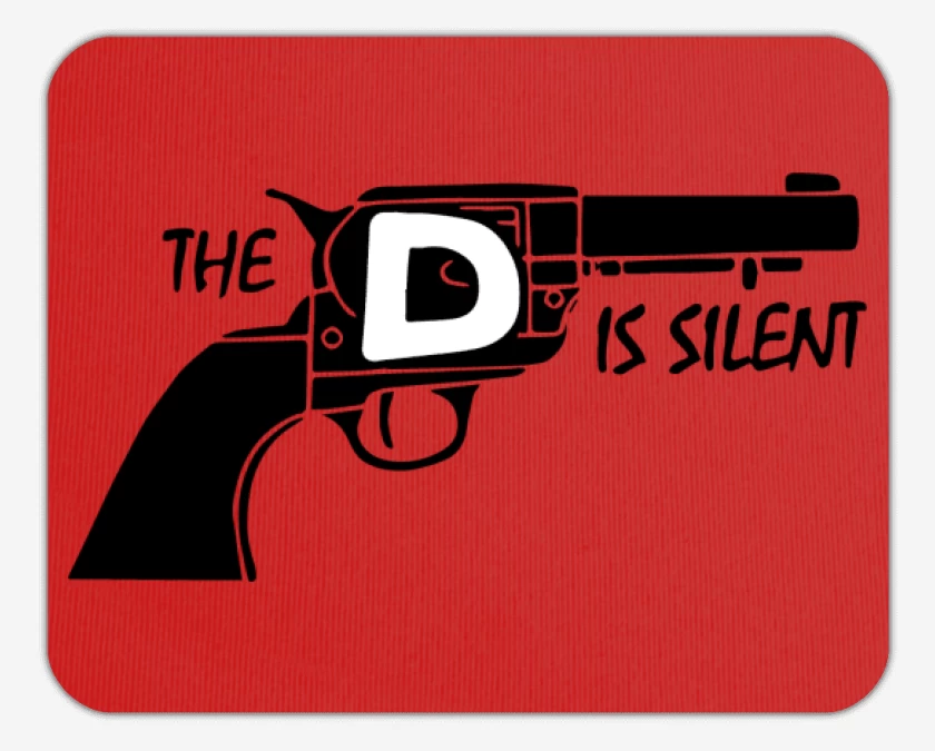 Mousepad Django - D is Silent