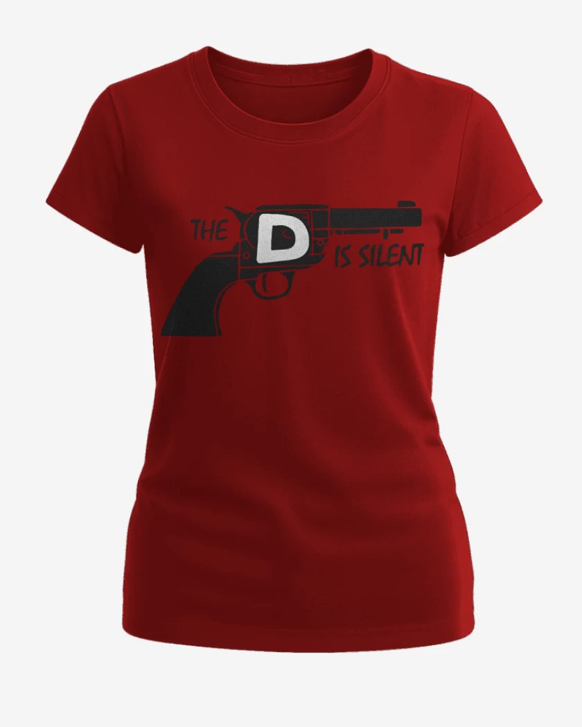Polera de Mujer Rojo de Django - D is Silent
