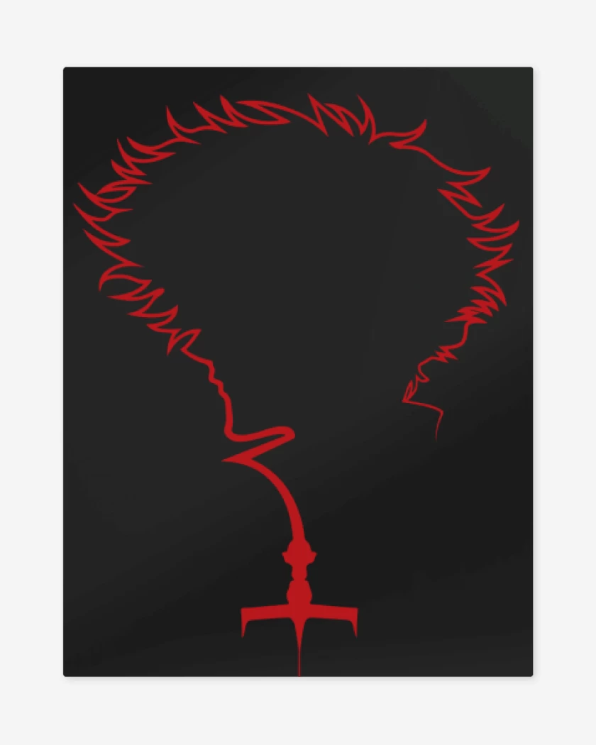 Print metalico Negro de Cowboy bebop