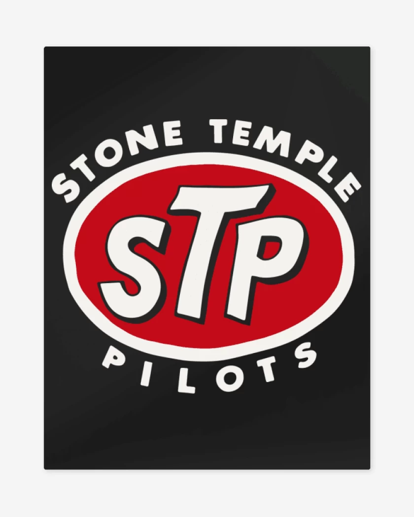 Print metalico Negro de Stone temple pilots 2