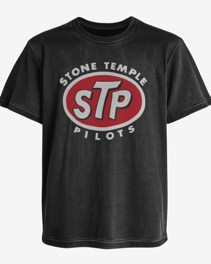 Polera desgastada Negro de Stone temple pilots 2