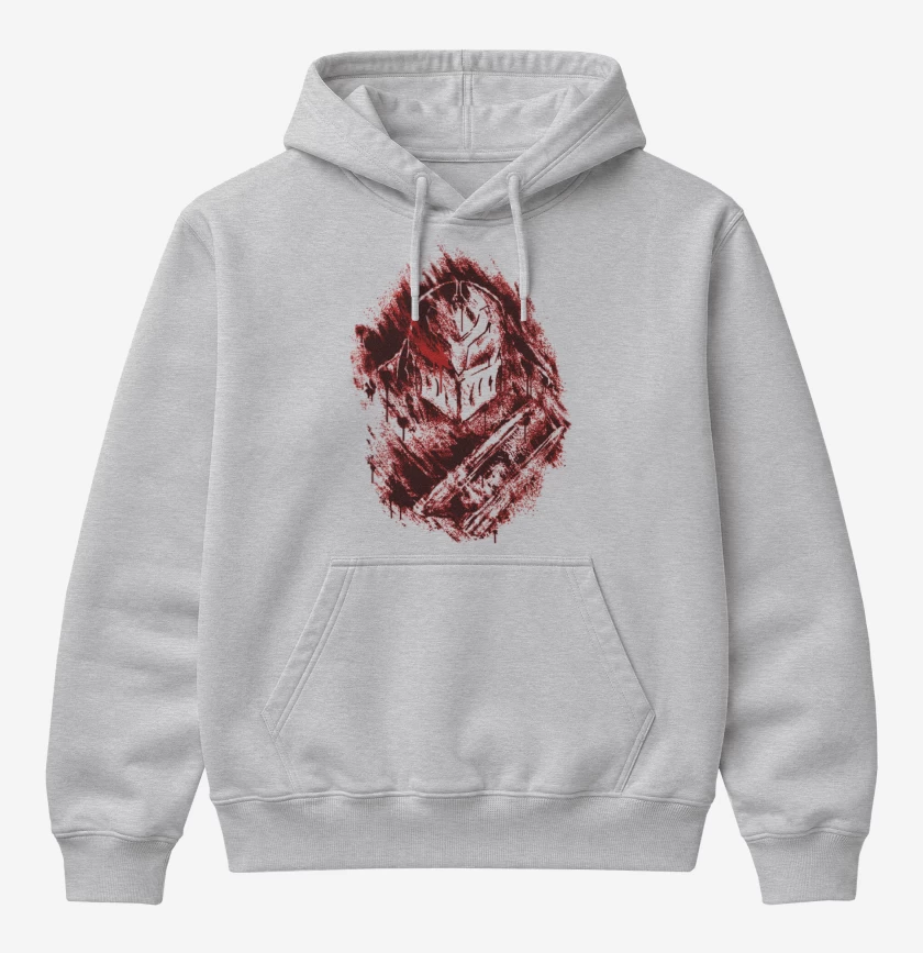 Poleron Canguro básico Gris Melange de Zed 