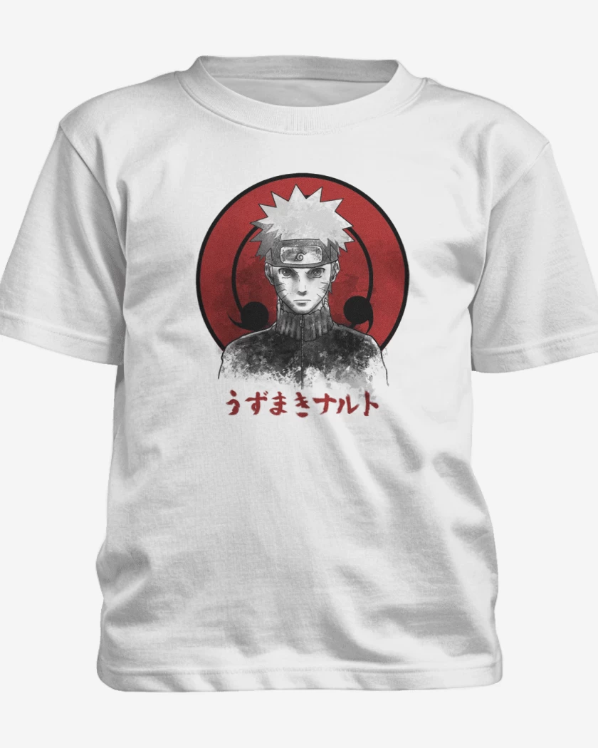 Polera de niño Blanco de Naruto 
