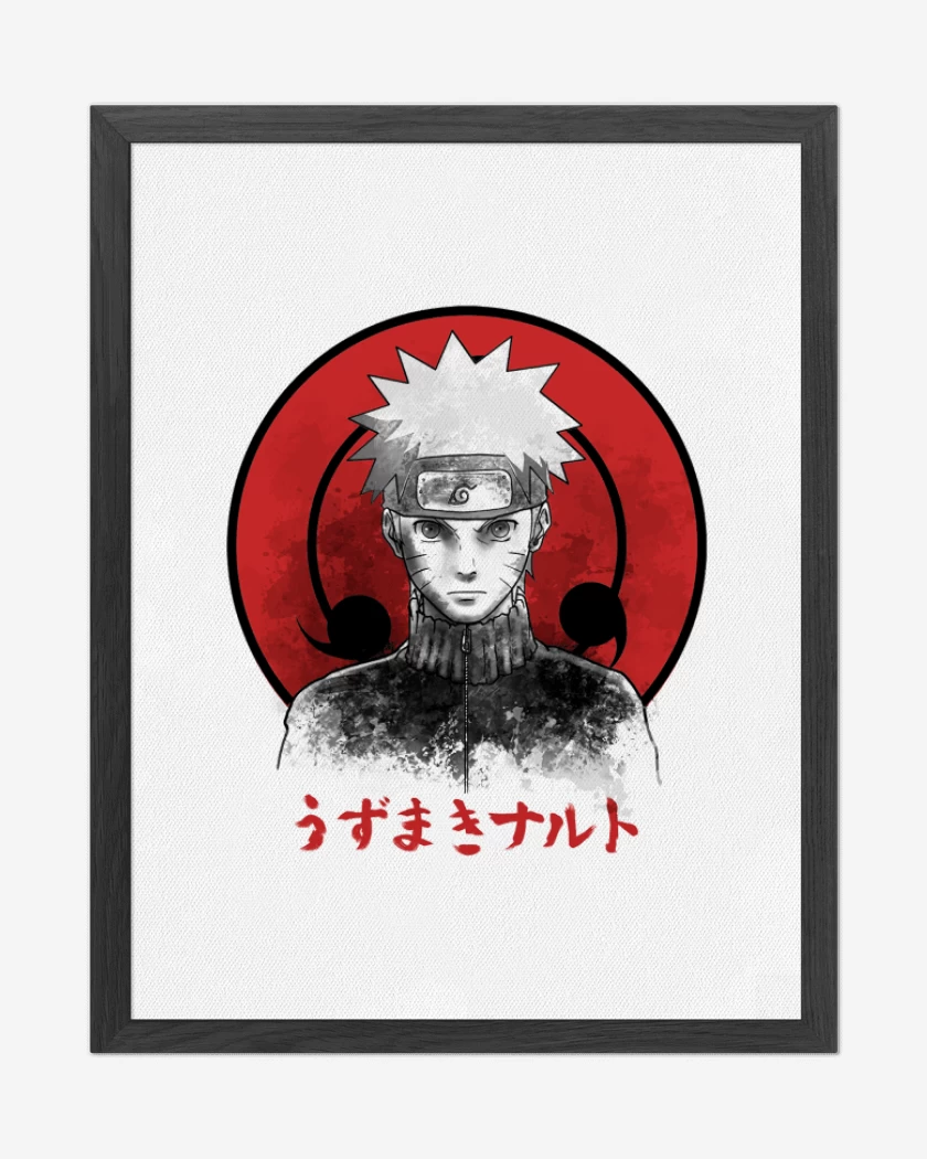 Cuadro decorativo Blanco de Naruto 