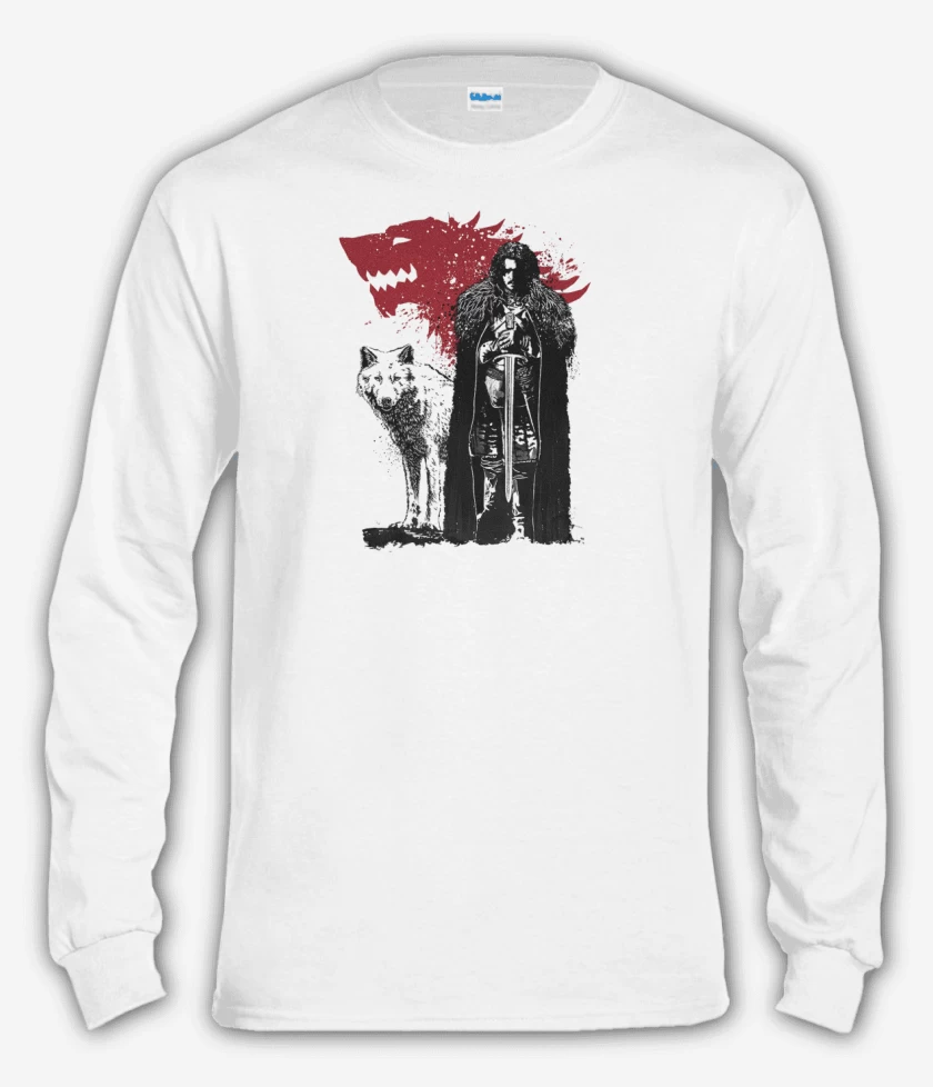 Polera manga larga Jon Snow