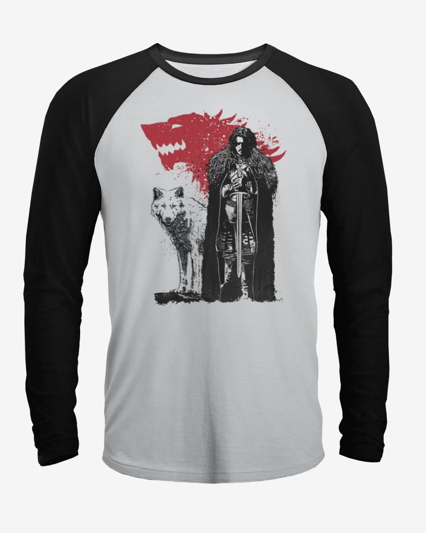 Polera Raglan Jon Snow
