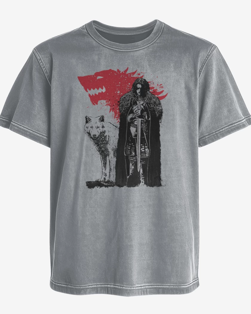 Polera desgastada Jon Snow