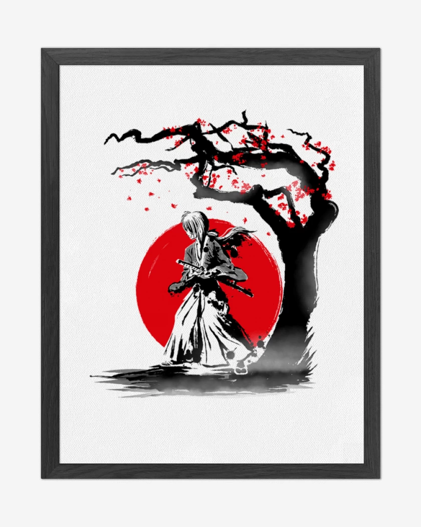 Cuadro decorativo Blanco de Samurai x