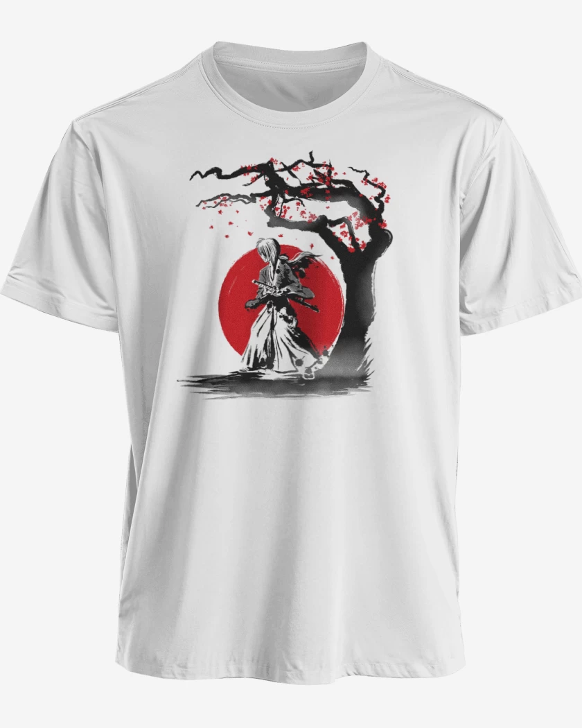 Polera premium Blanco de Samurai x