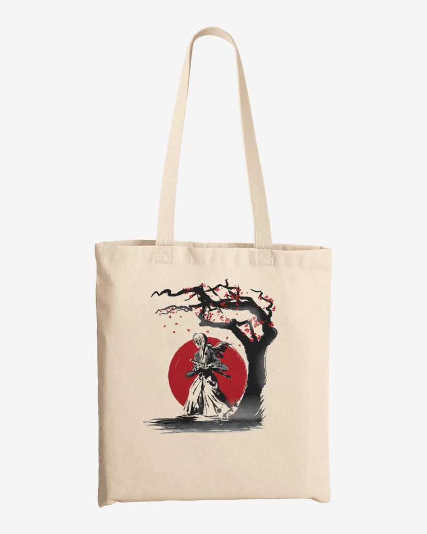 Totebag Blanco de Samurai x