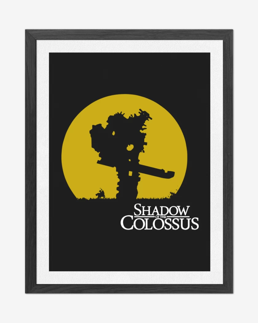 Cuadro decorativo Negro de Shadow of the Colossus