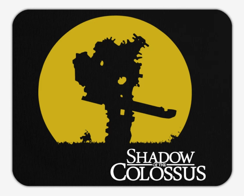 Mousepad Negro de Shadow of the Colossus