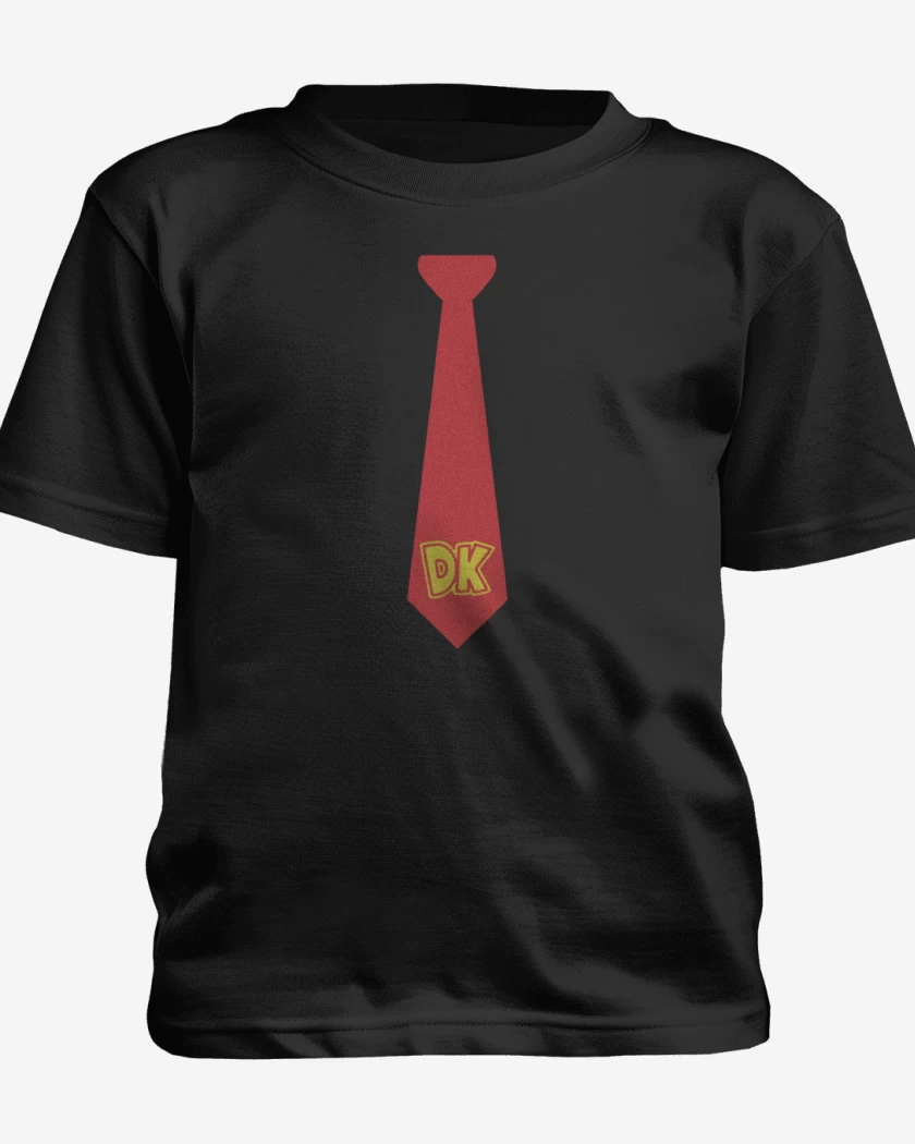 Polera de niño Negro de Corbata donkey kong
