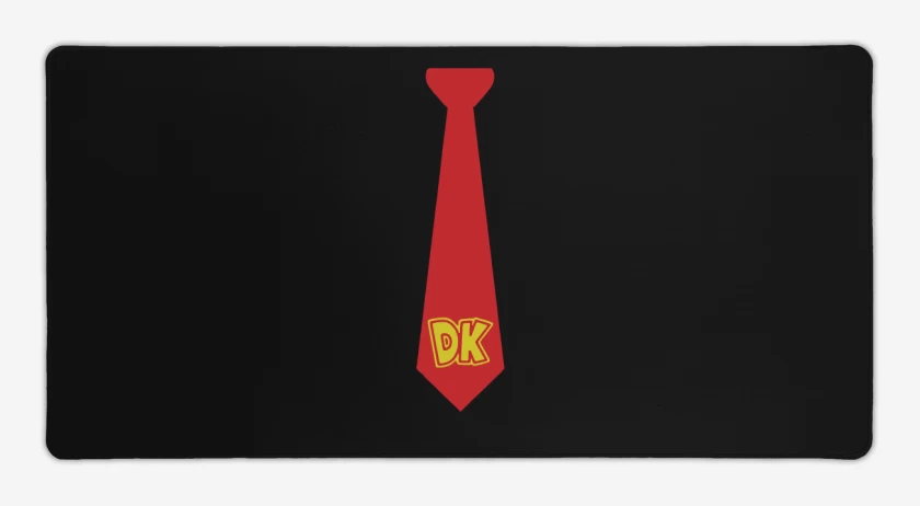 Mouse pad Gamer Negro de Corbata donkey kong