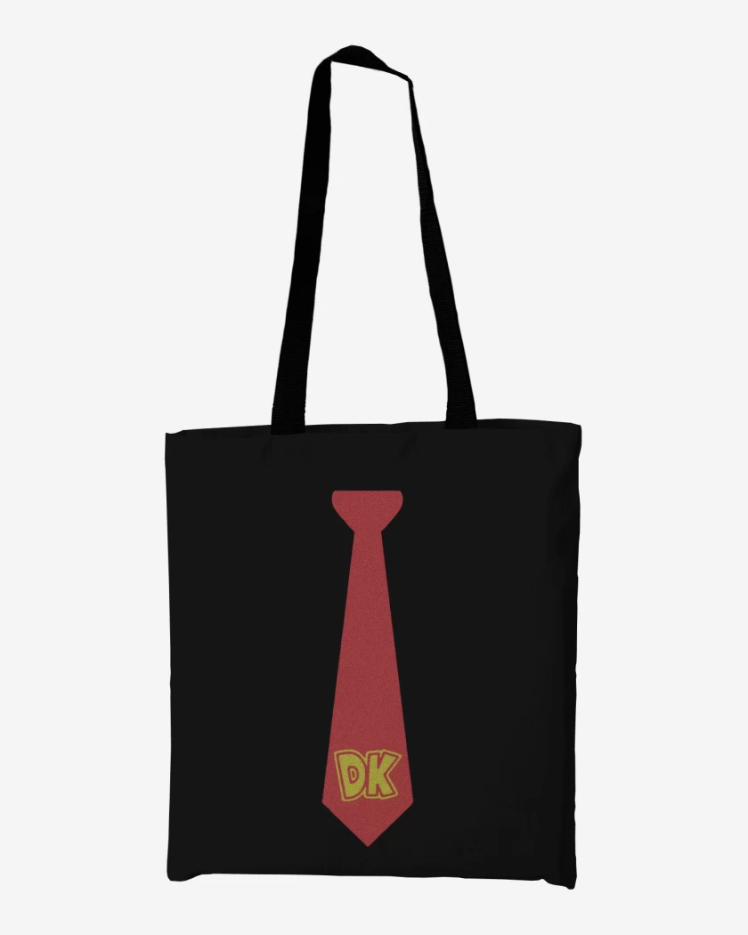 Totebag Negro de Corbata donkey kong