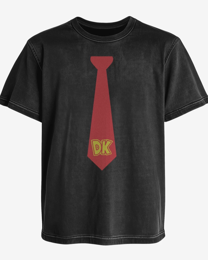 Polera desgastada Corbata donkey kong
