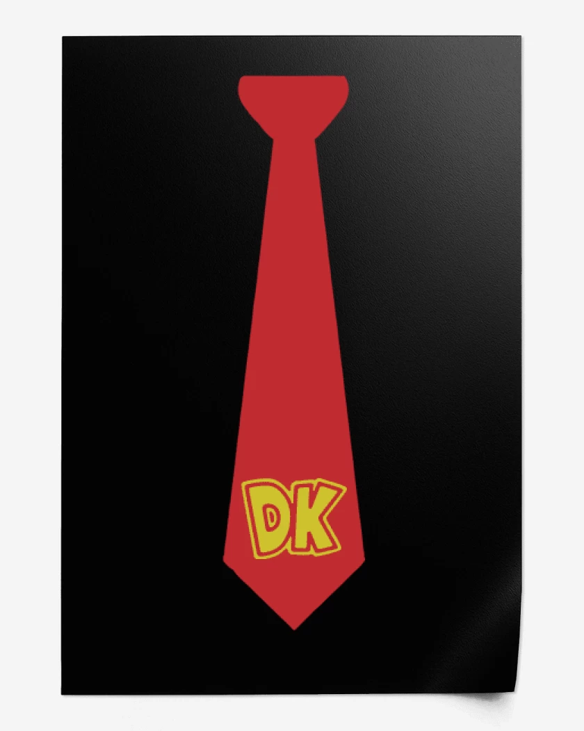 Print Negro de Corbata donkey kong