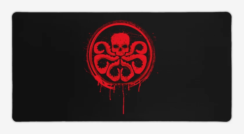 Mouse pad Gamer Negro de Hydra