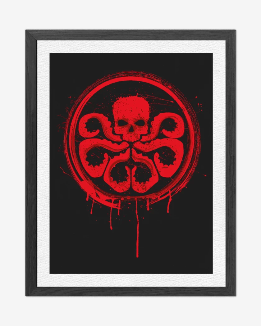 Cuadro decorativo Negro de Hydra