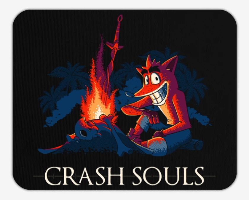 Mousepad Crash souls 