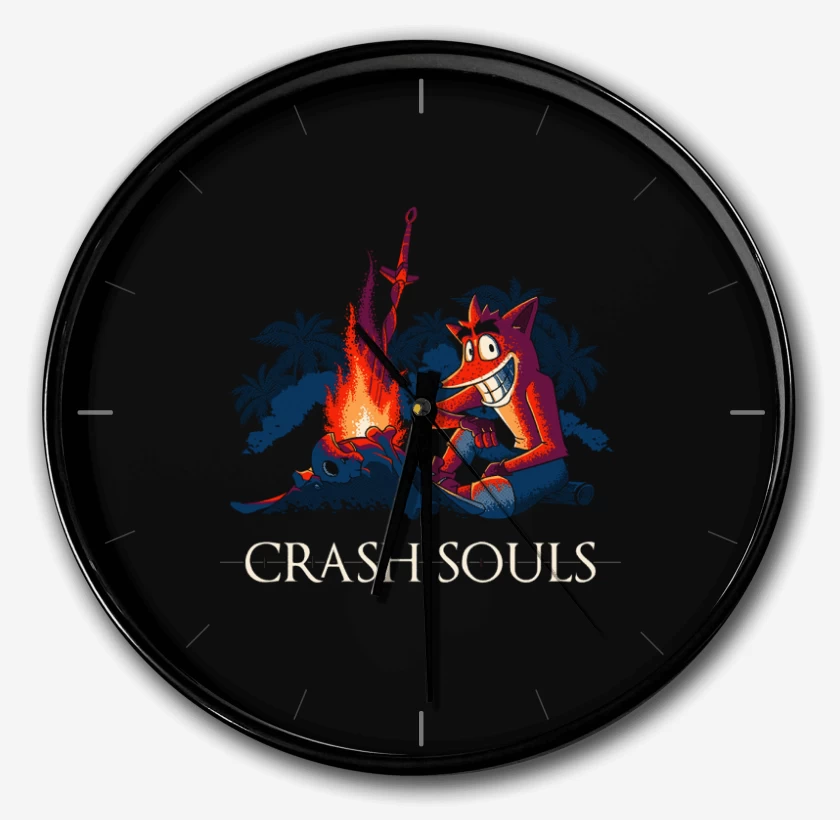 Reloj Negro de Crash souls 