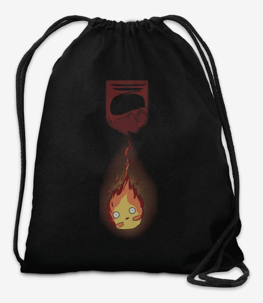 Mochila castillo ambulante fueguito bolsillo