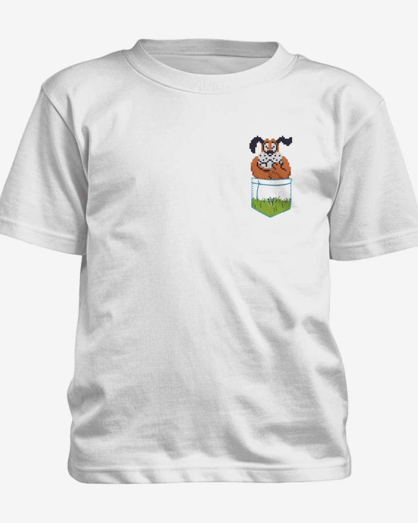 Polera de niño Blanco de Duck Hunt