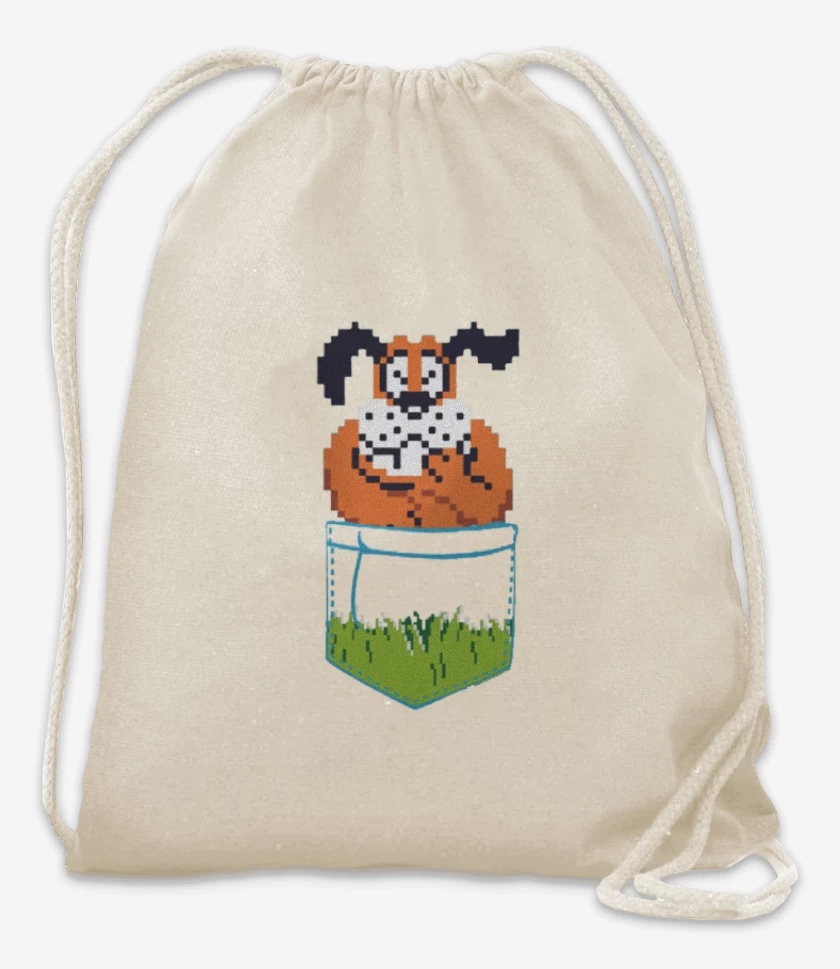 Mochila Blanco de Duck Hunt