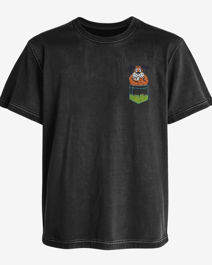 Polera desgastada Duck Hunt