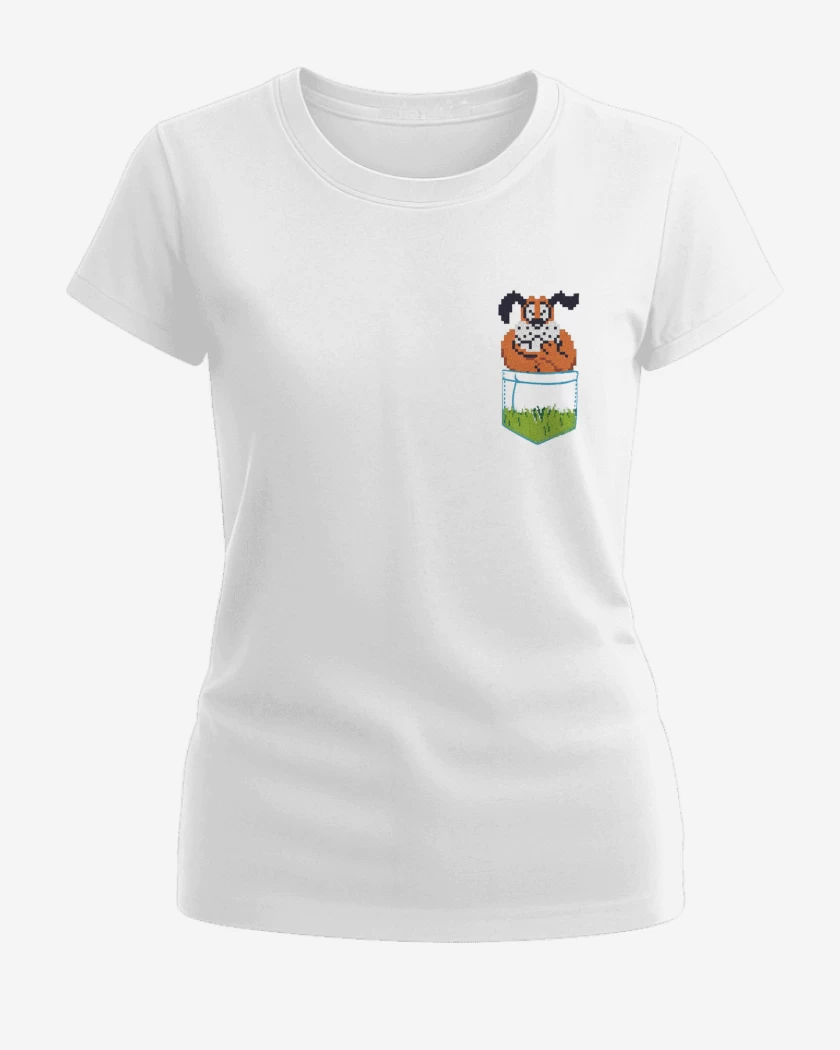 Polera de Mujer Blanco de Duck Hunt