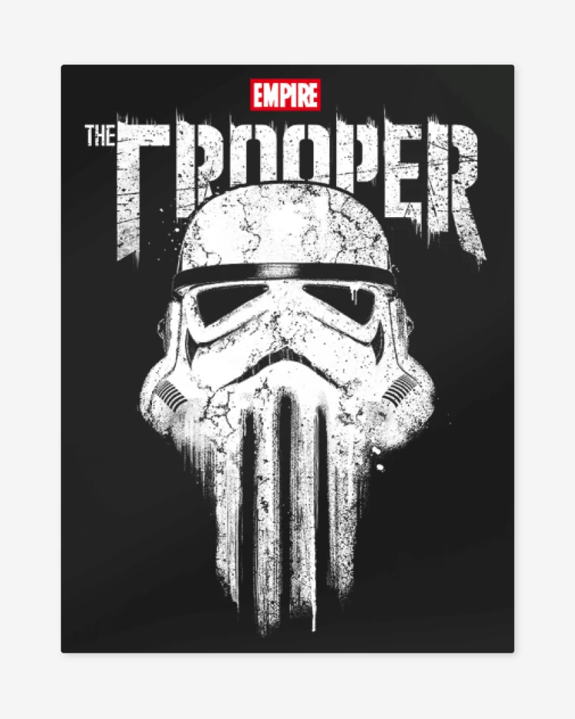 Print metalico Negro de CloneTrooper