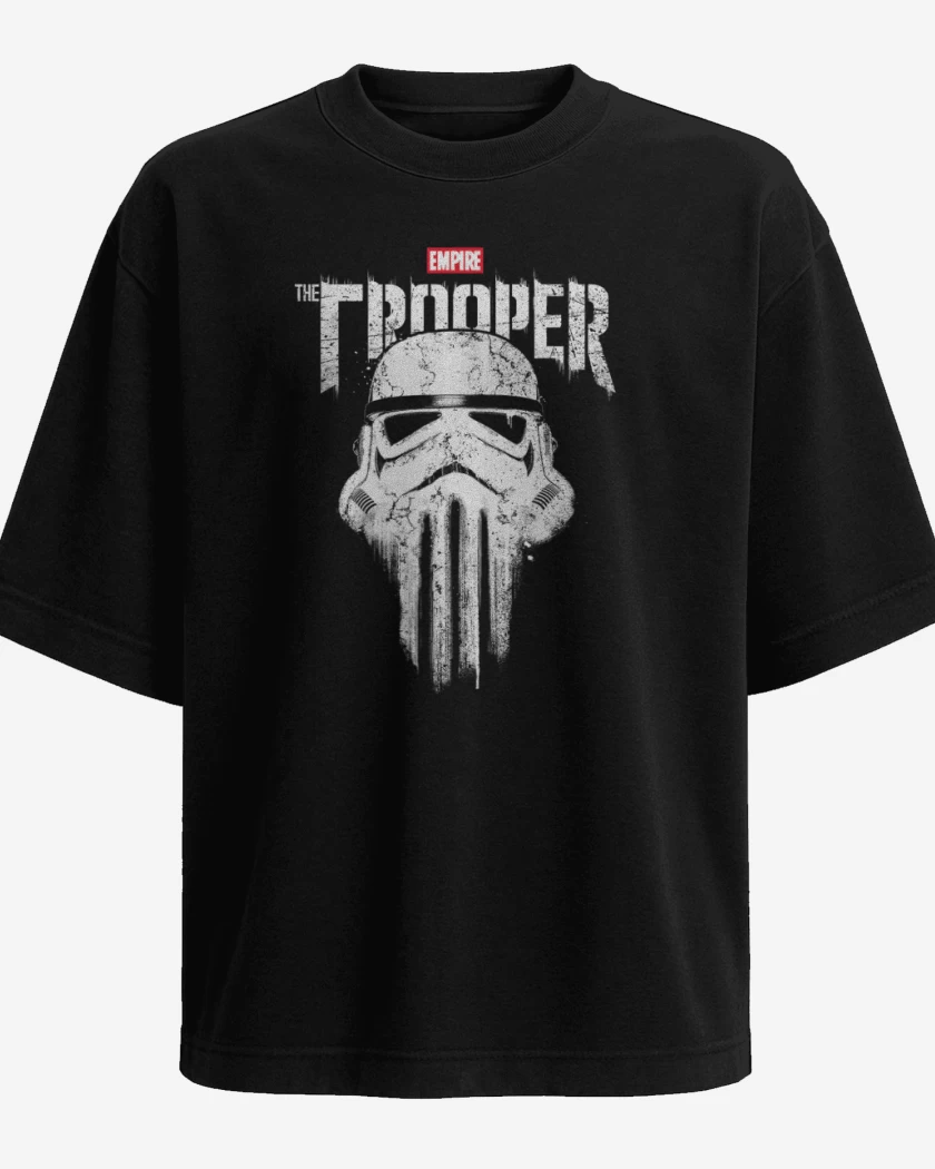 Polera Oversize Negro de CloneTrooper
