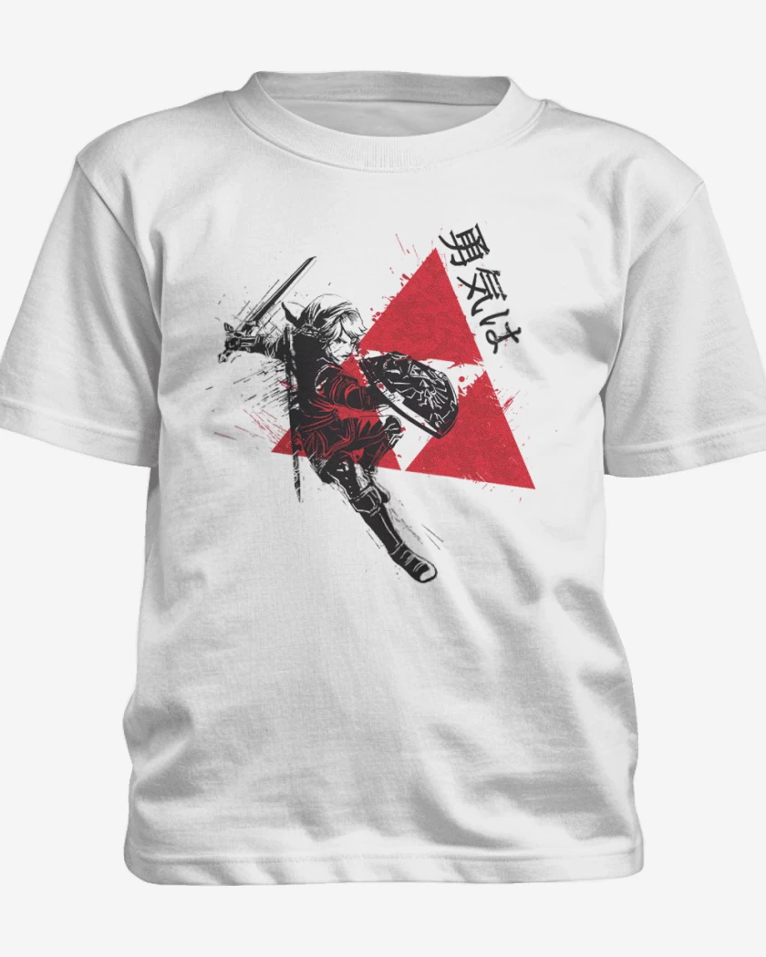 Polera de niño Blanco de Link Trifuerza