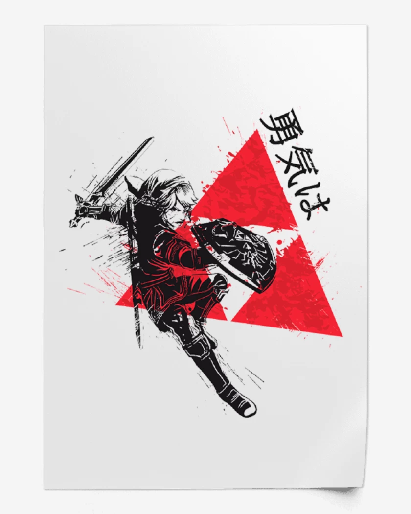 Print Blanco de Link Trifuerza