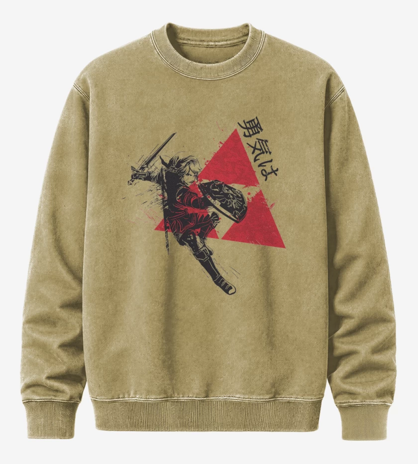 Poleron Polo Acid Wash Beige de Link Trifuerza