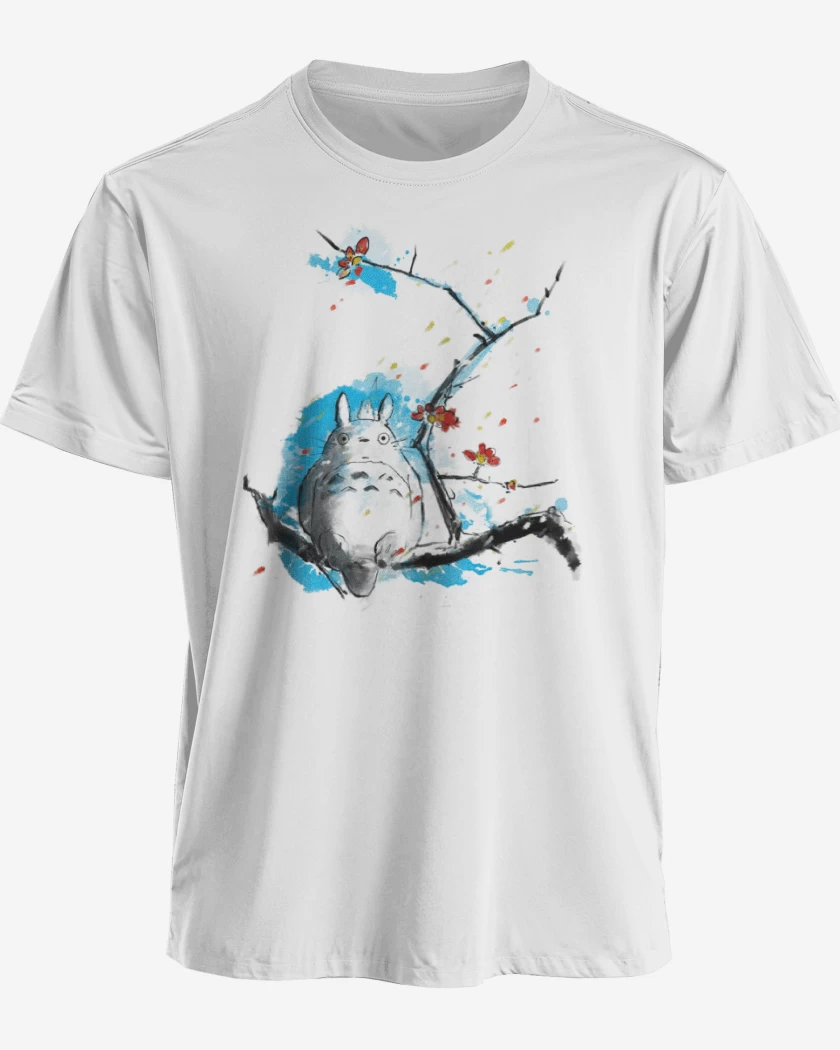 Polera premium Blanco de Totoro 3