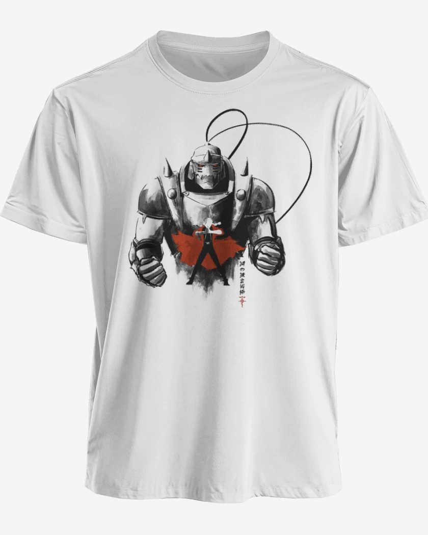 Polera premium Blanco de alphonse elric
