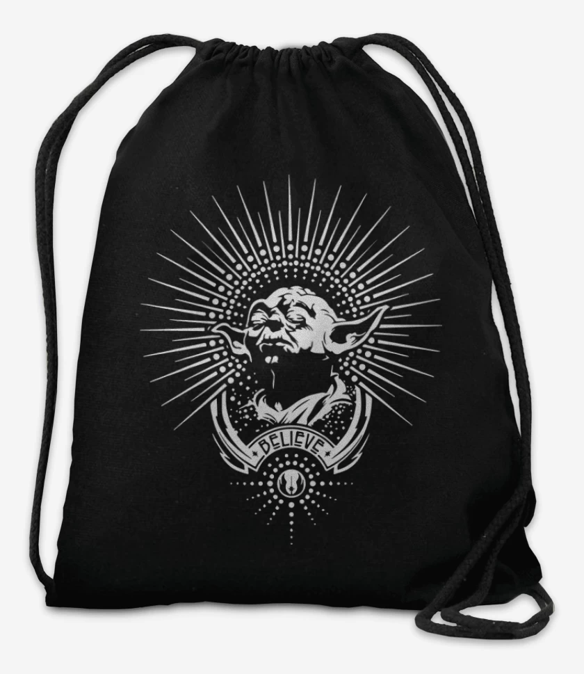 Mochila Negro de Star Wars - Yoda Believe...