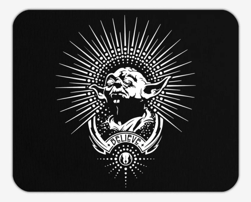 Mousepad Star Wars - Yoda Believe...