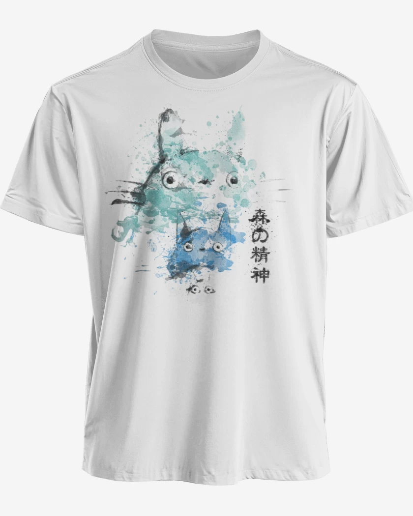 Polera premium Blanco de Totoro 4