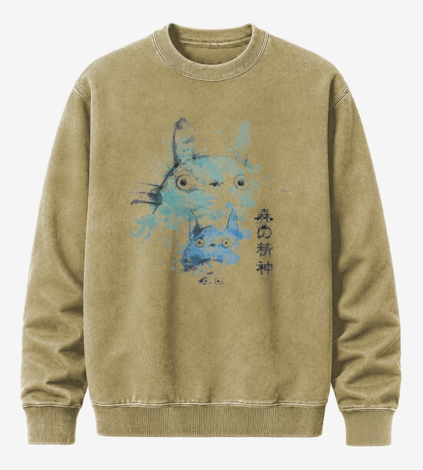 Poleron Polo Acid Wash Beige de Totoro 4