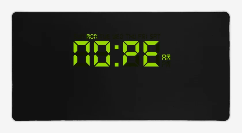 Mouse pad Gamer Negro de Nope