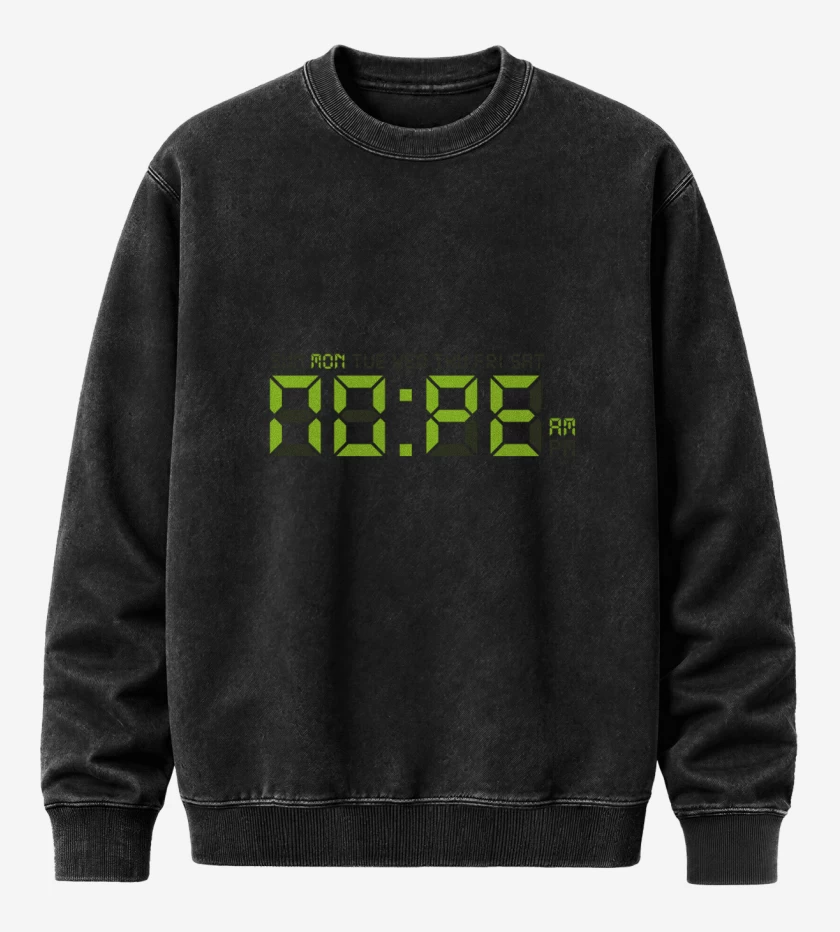 Poleron Polo Acid Wash Negro de Nope