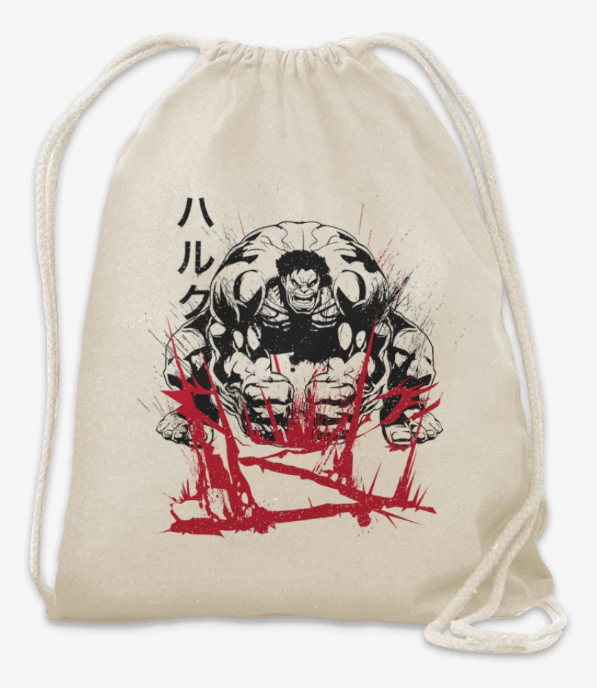 Mochila Blanco de Hulk Japones 
