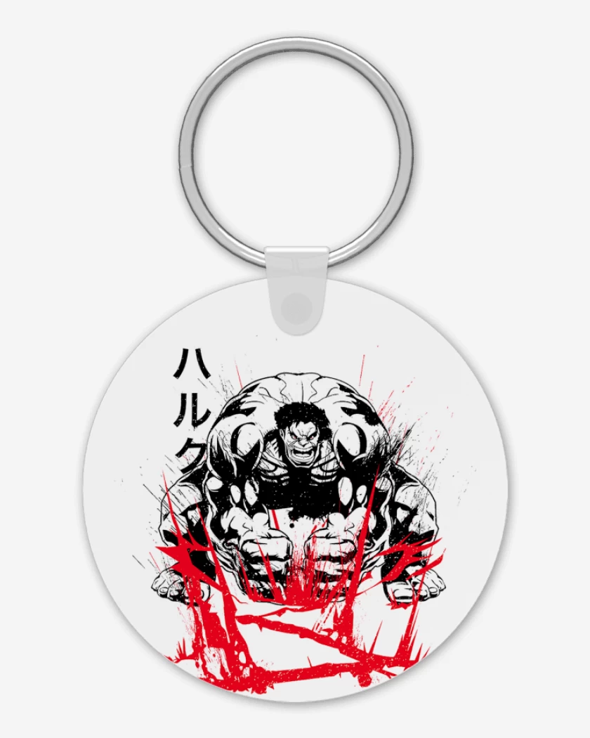 Llavero Blanco de Hulk Japones 