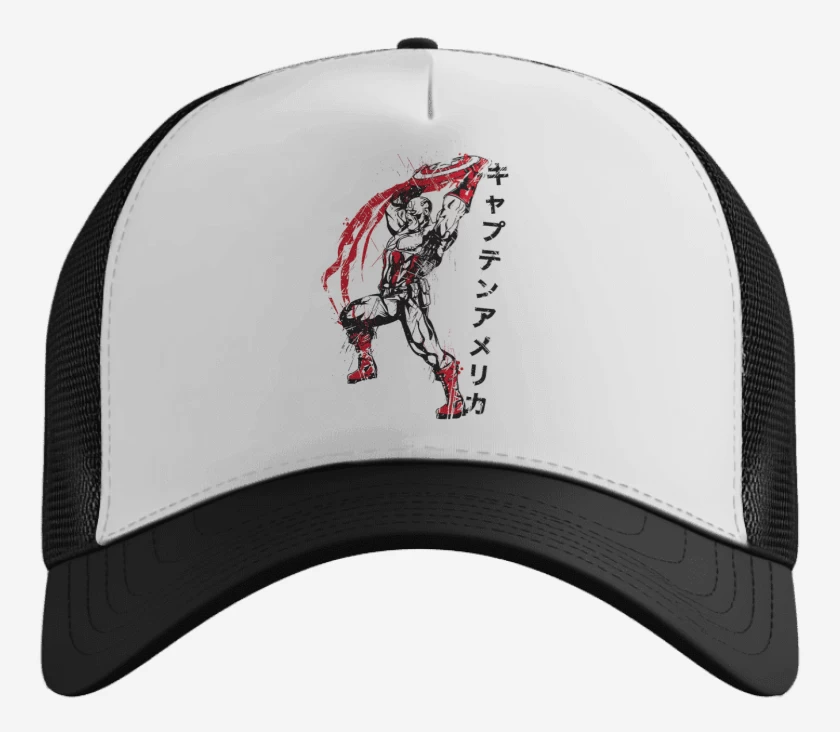 Gorro Capitan America Japones