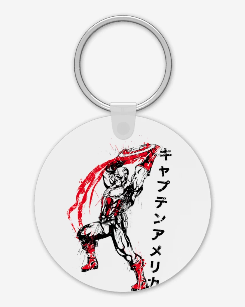 Llavero Capitan America Japones
