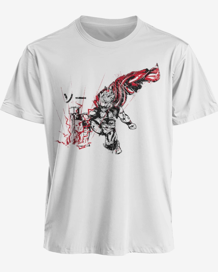 Polera premium Blanco de Thor Japones