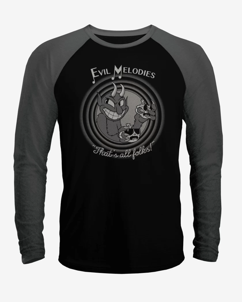 Polera Raglan Cup Head Devil