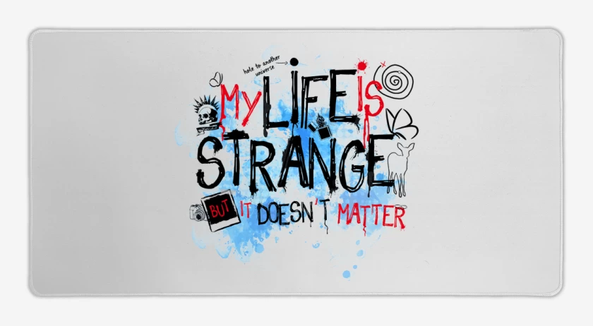 Mouse pad Gamer Blanco de Life is strange